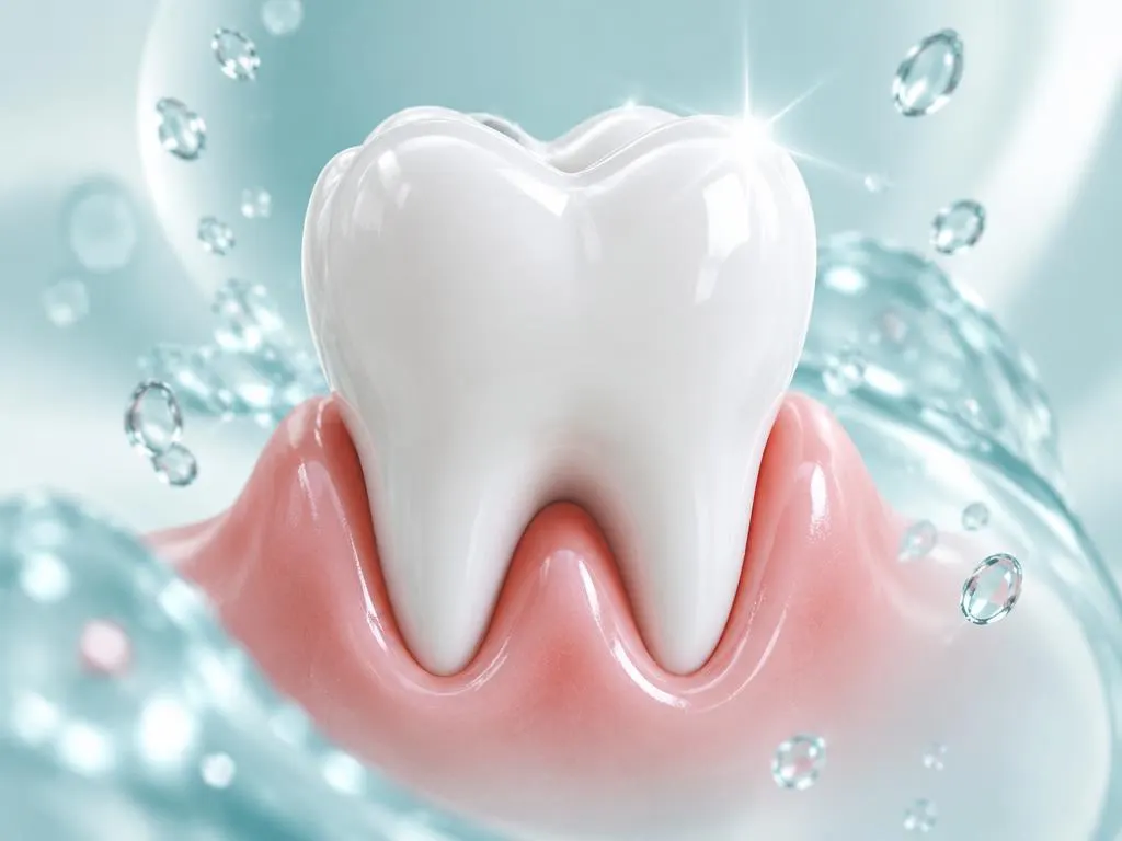 Educational illustration (not a clinical outcome photo) — Gum flap surgery at Dental Health Care & Implant Centre, Gaya